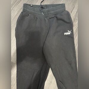 Puma Charcoal Ribbed Sweatpants